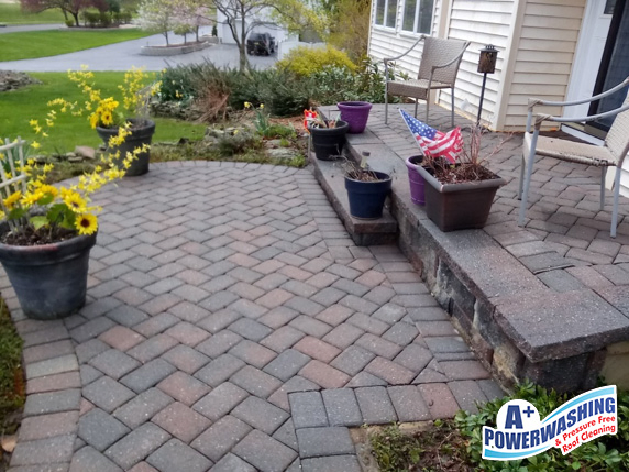 Pressure Washing Brick
