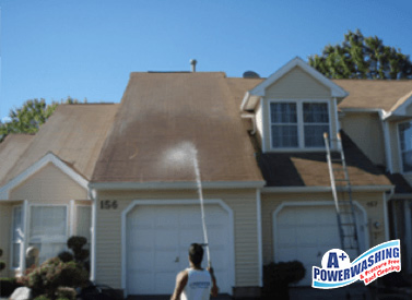 A+ Power Washing and Roof Cleaning offers professional roof cleaning in the Central Jersey area.