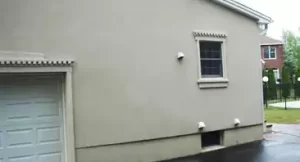 Power Washed Stucco Siding