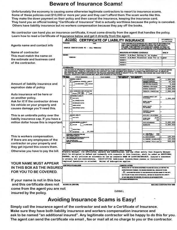 beware of insurance scams