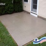 Power Washing Concrete Patio