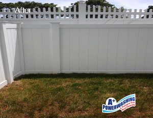 9 _ Fence After A+ Power Washing and Roof Cleaning offers siding cleaning in the Central Jersey area.