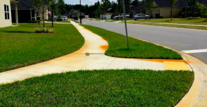 Removing Rust Stains from Sidewalks