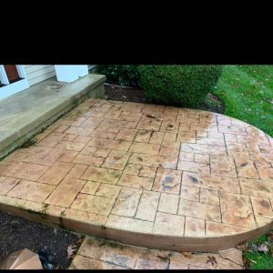 Manasquan NJ - Stain Concret Before