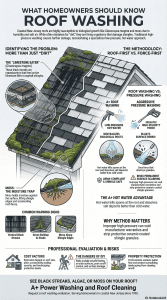 Roof Washing infographic